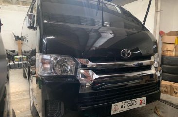 Selling Black Toyota Hiace 2018 Manual Diesel at 1900 km 