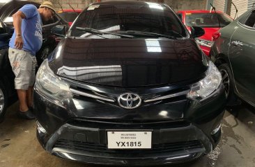 Black Toyota Vios 2016 Manual for sale in Quezon City