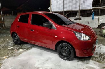 Selling Red Mitsubishi Mirage 2013 in Pasig