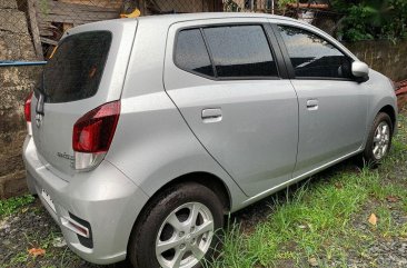 Silver Toyota Wigo 2019 for sale in Quezon City 