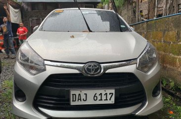 Silver Toyota Wigo 2019 for sale in Quezon City 