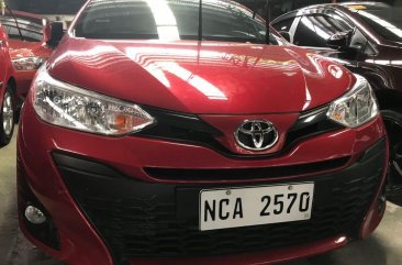 Red Toyota Yaris 2018 for sale in Quezon City 