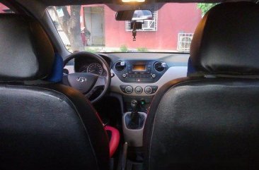 Black Hyundai Grand i10 2014 Manual Gasoline for sale