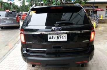 Sell Black 2014 Ford Explorer Automatic Gasoline at 55000 km 