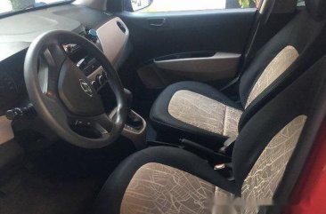 Red Hyundai Grand i10 2015 at 22000 km for sale