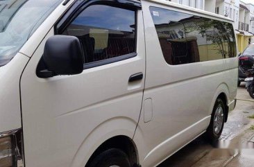 White Toyota Hiace 2018 Manual Diesel for sale 