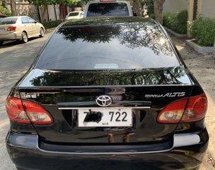 Black Toyota Corolla Altis 2007 Automatic Gasoline for sale