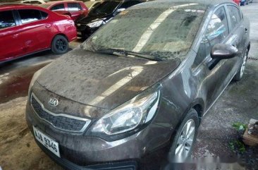 Brown Kia Rio 2015 for sale in Makati 