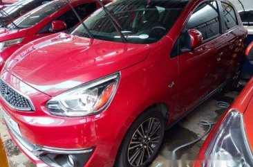 Red Mitsubishi Mirage 2018 Automatic Gasoline for sale