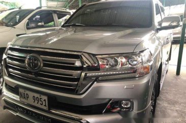 Silver Toyota Land Cruiser 2018 Automatic Diesel for sale