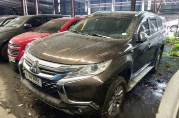 Brown Mitsubishi Montero Sport 2017 Manual Diesel for sale 