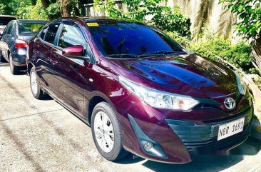 Red Toyota Vios 2018 Automatic Gasoline for sale 