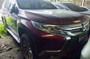 Selling Red Mitsubishi Montero Sport 2016 Automatic Diesel at 7000 km