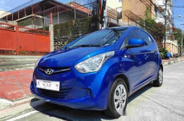 Blue Hyundai Eon 2018 for sale in Quezon City