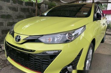 Yellow Toyota Yaris 2018 for sale in Quezon City