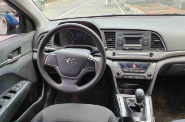 Blue Hyundai Elantra 2019 Manual for sale 