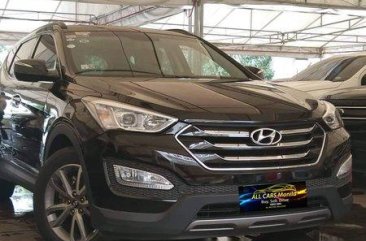 Black Hyundai Santa Fe 2013 for sale in Makati 