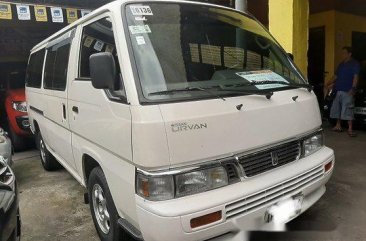 White Nissan Urvan 2015 for sale in Rizal