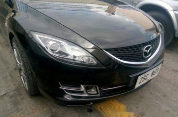 Black Mazda 6 2008 Automatic Gasoline for sale 