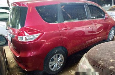 Red Suzuki Ertiga 2017 at 20000 km for sale 