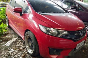 Red Honda Jazz 2017 Automatic Gasoline for sale 