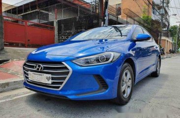 Blue Hyundai Elantra 2019 Manual for sale 