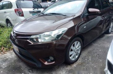 Brown Toyota Vios 2016 Automatic Gasoline for sale 