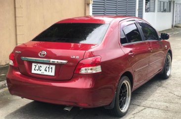 Selling Red Toyota Vios 2007 Sedan Manual Gasoline at 140000 km 