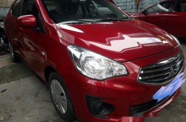 Red Mitsubishi Mirage G4 2016 at 28000 km for sale