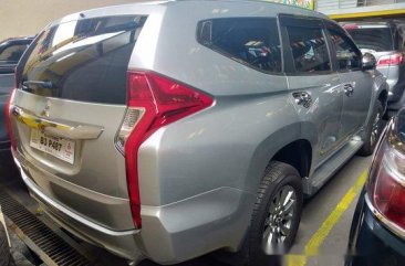 Silver Mitsubishi Montero Sport 2018 Manual Diesel for sale