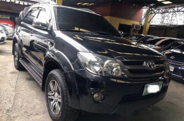Black Toyota Fortuner 2008 for sale in Rizal