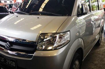 Silver Suzuki Apv 2017 Automatic Gasoline for sale
