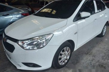 White Chevrolet Sail 2017 Manual Gasoline for sale 