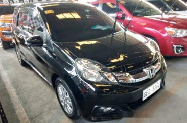 Selling Black Honda Mobilio 2016 in Quezon City 