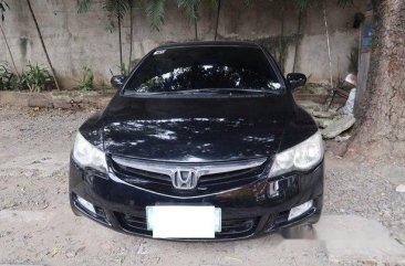 Selling Black Honda Civic 2008 at 92000 km