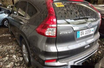 Grey Honda Cr-V 2017 at 36000 km for sale 