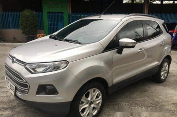 Selling Silver Ford Ecosport 2015 at 37000 km 