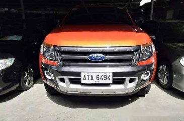 Orange Ford Ranger 2015 at 57049 km for sale 