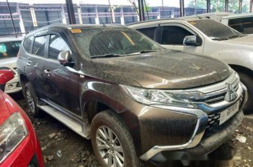 Brown Mitsubishi Montero Sport 2017 Manual Diesel for sale 