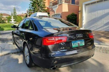 Black Audi A6 2013 at 49000 km for sale