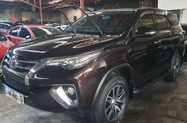 Selling Brown Toyota Fortuner 2018 Automatic Diesel at 28500 km 