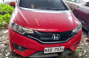 Red Honda Jazz 2017 Automatic Gasoline for sale 