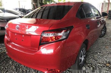 Sell Red 2017 Toyota Vios Manual Gasoline at 6700 km 