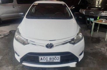 White Toyota Vios 2016 at 80000 km for sale 