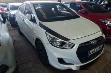 White Hyundai Accent 2016 Automatic Gasoline for sale