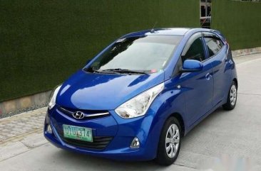 Blue Hyundai Eon 2012 for sale in Manila 