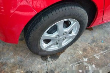 Red Toyota Wigo 2016 for sale in Quezon City