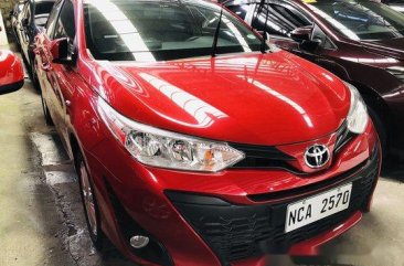 Sell Red 2018 Toyota Yaris at 9600 km 