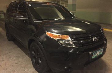 Sell Black 2013 Ford Explorer at 54800 km 