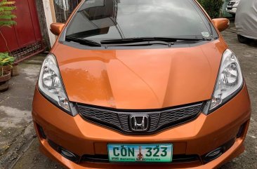 Selling Orange Honda Jazz 2013 Hatchback Automatic Gasoline 